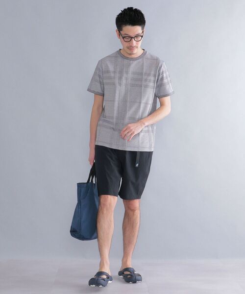 SHIPS(シップス)の「SHIPS: リンクス ジャガード ビッグ チェック Tシャツ(Tシャツ/カットソー・メンズ・ホワイト/ライトグリーン/ネイビー/その他・SMALL/MEDIUM/LARGE/X-LARGE)」の10枚目の写真