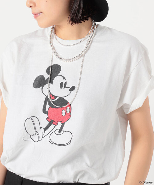 GOOD ROCK SPEED（グッドロックスピード）の「【GOOD ROCK SPEED / グッドロックスピード】Mickey/Tシャツ（Tシャツ/カットソー・レディース・ホワイト・FREE）」の20枚目の写真