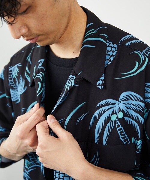 FREAK'S STOREフリークスストア総柄オープンカラーシャツパジャマアロハ FREAK'S STORE（フリークスストア） シャツ FREAK'S STORE/フリークス