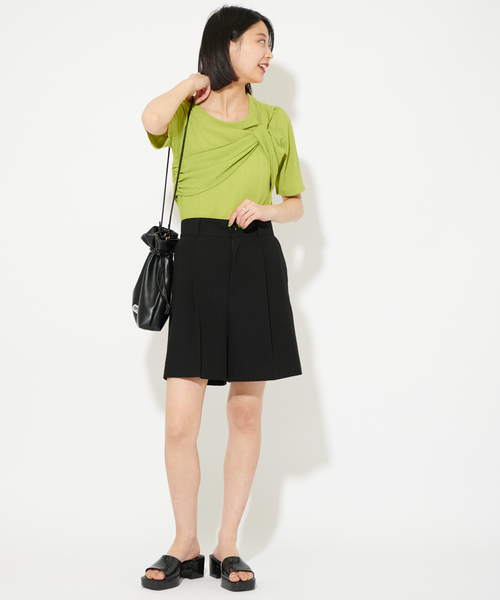 U by SPICK&SPAN(ユーバイスピックアンドスパン)の「【OUTDOOR DRODUCTS/アウトドアプロダクツ】 Drowstring BAG(ショルダーバッグ・レディース・ブラック/カーキ・FREE)」の15枚目の写真