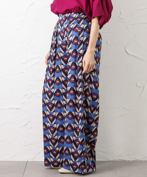 NAVY（ネイビー）の「レーヨンワイドパンツ（その他パンツ・レディース・ブラック/ネイビー/カーキ/ブルー/チャコール・M/L）」の15枚目の写真