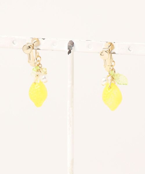 tone（トーン）の「【Arivenalice】sweet strawberry & lemon イヤリング(MA)（イヤリング・レディース・ピンク/イエロー・FREE）」の3枚目の写真