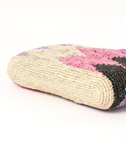 Allerleirauh（アラライラオ）の「「Allerleirauh chill/アラライラオ」ラフィア カラフルトートかごバッグ（かごバッグ・レディース・ピンク/ブルー・FREE）」の4枚目の写真