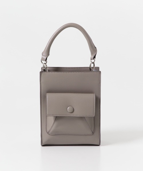 SENSE OF PLACE by URBAN RESEARCH(センスオブプレイスバイアーバンリサーチ)の「2WAYポケットスクエアショルダーバッグ(ショルダーバッグ・レディース・ブラック/オレンジ/ライトベージュ/グリーン・ONE)」の15枚目の写真