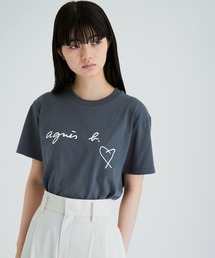 agnes b.（アニエスベー）の「【一部カラーWEB限定】【agnes b. pour ADAM ET ROPE'】HEAT-Tシャツ（Tシャツ/カットソー）」