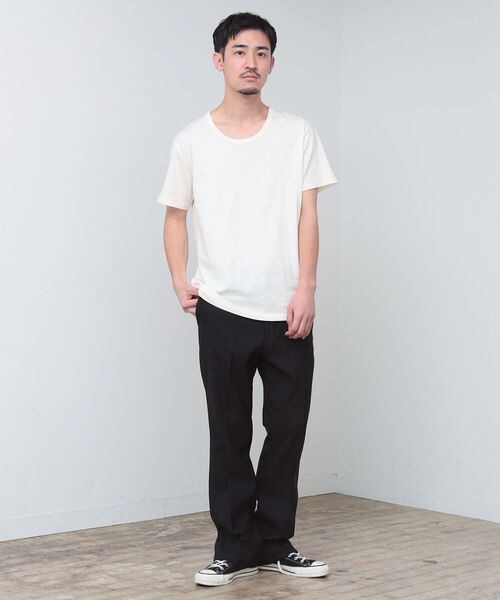 BEAMS（ビームス）の「BEAMS / ミリタリー Uネック Tシャツ（Tシャツ/カットソー・メンズ・ホワイト/ブラック・M/XL/L/S）」の17枚目の写真