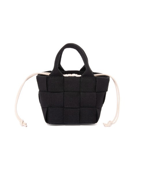 etul(エツル)の「「etul / エツル」テープミニトートバッグ(トートバッグ・レディース・ブラック/ピンク/オレンジ/グリーン/アイボリー・FREE)」の2枚目の写真