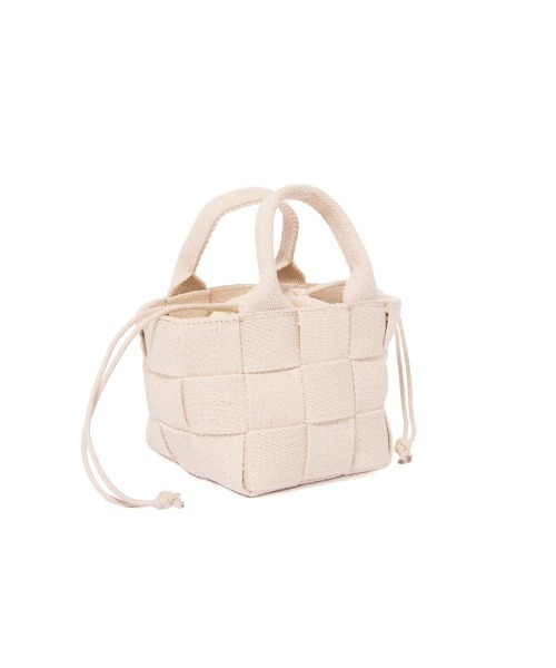 etul(エツル)の「「etul / エツル」テープミニトートバッグ(トートバッグ・レディース・ブラック/ピンク/オレンジ/グリーン/アイボリー・FREE)」の8枚目の写真