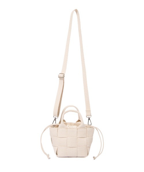 etul(エツル)の「「etul / エツル」テープミニトートバッグ(トートバッグ・レディース・ブラック/ピンク/オレンジ/グリーン/アイボリー・FREE)」の12枚目の写真