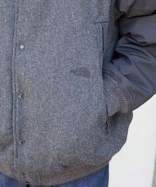 THE NORTH FACE PURPLE LABEL(ザ ノースフェイス パープルレーベル)の「※入荷禁止※ THE NORTH FACE PURPLE LABEL Herringbone Tweed Varsity Jacket / ザ ノース フェイス パープルレーベル ヘリンボーン ツイード バーシティ ジャケット(ブルゾン・メンズ・ベージュ/チャコール・M/L/XL/S)」の4枚目の写真