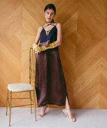 sahara | JQD Cross Neck Dress(ワンピース)