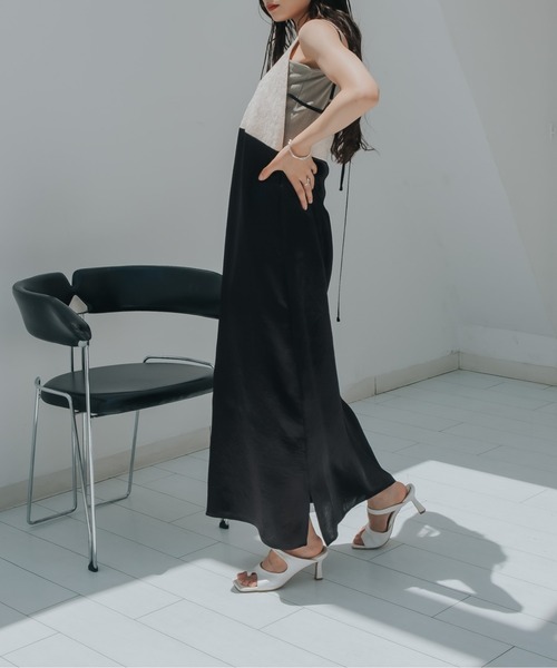sahara（サハラ）の「JQD Cross Neck Dress（ワンピース）」 - WEAR