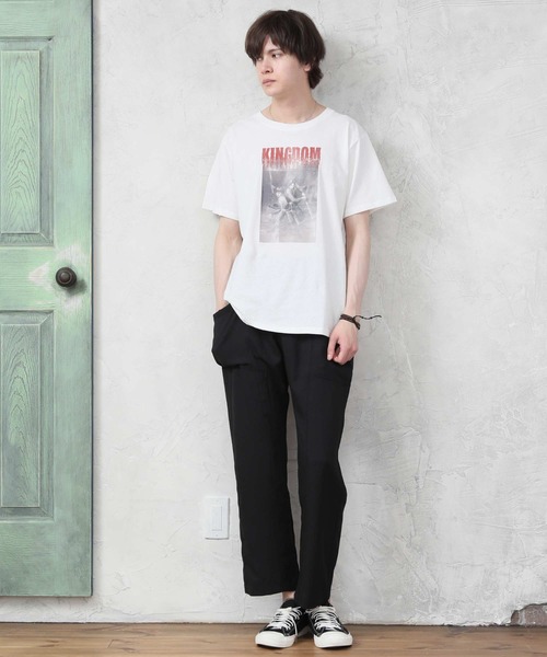 ARCADE（アーケード）の「キングダム 半袖Tシャツ（Tシャツ/カットソー・メンズ・ホワイト系1/ホワイト系2/ブラック系1/ブラック系2・L/LL/M）」の6枚目の写真