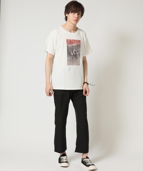 ARCADE（アーケード）の「キングダム 半袖Tシャツ（Tシャツ/カットソー・メンズ・ホワイト系1/ホワイト系2/ブラック系1/ブラック系2・L/LL/M）」の7枚目の写真