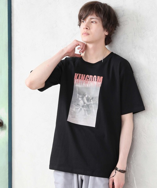 ARCADE（アーケード）の「キングダム 半袖Tシャツ（Tシャツ/カットソー・メンズ・ホワイト系1/ホワイト系2/ブラック系1/ブラック系2・L/LL/M）」の13枚目の写真