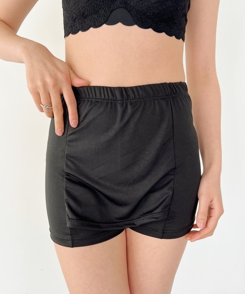 CLEA（クレア）の「Y字ラインカバーペチコート（インナーウェア/肌着・レディース・ホワイト/ブラック/ベージュ/ライトベージュ・FREE）」の14枚目の写真