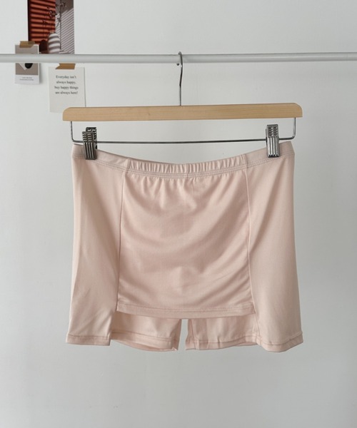 CLEA（クレア）の「Y字ラインカバーペチコート（インナーウェア/肌着・レディース・ホワイト/ブラック/ベージュ/ライトベージュ・FREE）」の9枚目の写真