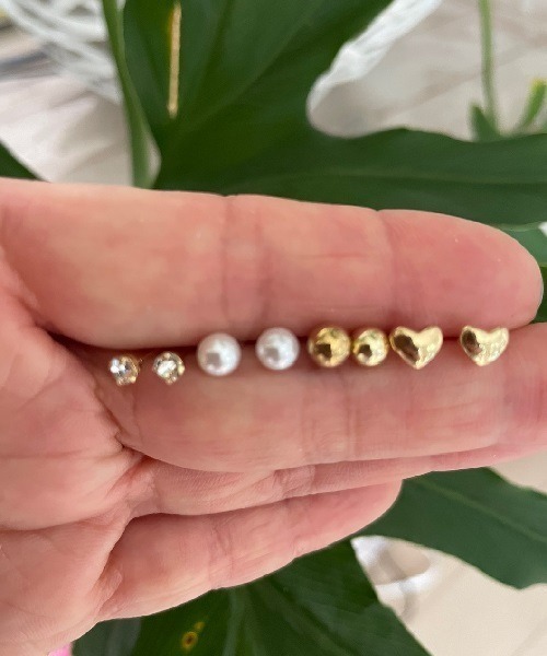 Ritomo De Ricco(リトモ・デ・リコ)の「シンプルピアス4点セット ポストSV925(ピアス(両耳用)・レディース・A/B・FREE)」の3枚目の写真