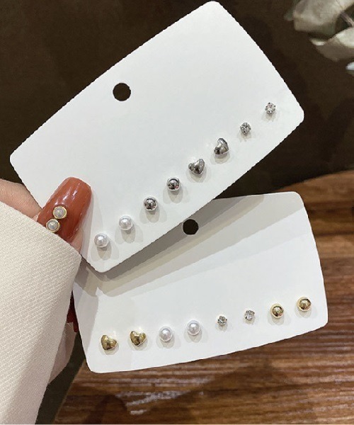 Ritomo De Ricco(リトモ・デ・リコ)の「シンプルピアス4点セット ポストSV925(ピアス(両耳用)・レディース・A/B・FREE)」の6枚目の写真