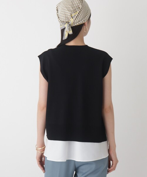 OPAQUE.CLIP(オペークドットクリップ)の「◆スリットニットSET【3way/WEB限定サイズ】(その他トップス・レディース・ブラック/オフホワイト/黄緑系/パープル系・40/38/42/36)」の11枚目の写真