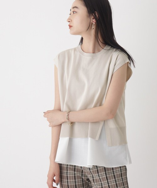 OPAQUE.CLIP(オペークドットクリップ)の「◆スリットニットSET【3way/WEB限定サイズ】(その他トップス・レディース・ブラック/オフホワイト/黄緑系/パープル系・40/38/42/36)」の12枚目の写真