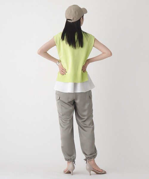 OPAQUE.CLIP(オペークドットクリップ)の「◆スリットニットSET【3way/WEB限定サイズ】(その他トップス・レディース・ブラック/オフホワイト/黄緑系/パープル系・40/38/42/36)」の13枚目の写真
