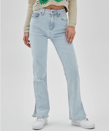 Guess | GUESS Originals x J Balvin Light-Wash Split Hem Denim Pants(デニムパンツ)