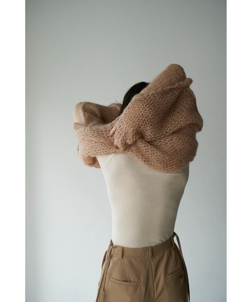 CLANE（クラネ）の「V NECK LOOSE MOHAIR KNIT TOPS（ニット/セーター