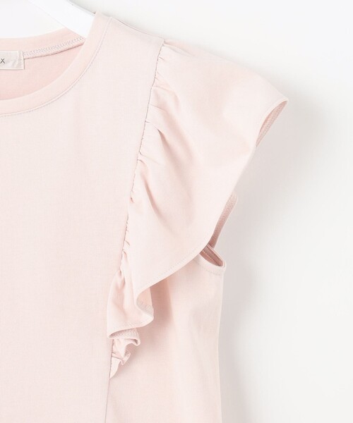 Feroux(フェルゥ)の「【接触冷感・UVケア】カットワークペプラム カットソー(Tシャツ/カットソー・レディース・ブラック系/ライトグリーン系/ピンク系/ライトオレンジ系・F)」の13枚目の写真