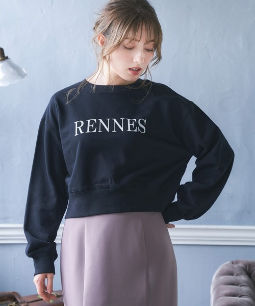 NOELA(ノエラ)の「ロゴスウェット(スウェット・レディース・オフホワイト/ピンク/ブラック・フリー)」の15枚目の写真