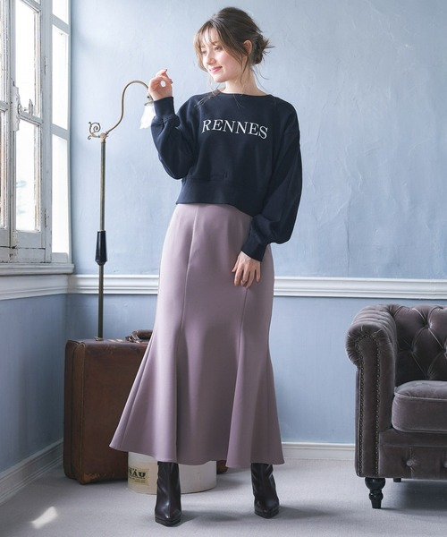 NOELA(ノエラ)の「ロゴスウェット(スウェット・レディース・オフホワイト/ピンク/ブラック・フリー)」の18枚目の写真