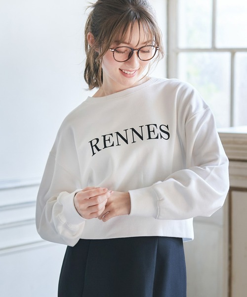 NOELA(ノエラ)の「ロゴスウェット(スウェット・レディース・オフホワイト/ピンク/ブラック・フリー)」の21枚目の写真