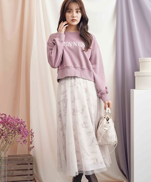 NOELA(ノエラ)の「ロゴスウェット(スウェット・レディース・オフホワイト/ピンク/ブラック・フリー)」の7枚目の写真