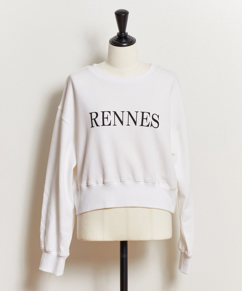 NOELA(ノエラ)の「ロゴスウェット(スウェット・レディース・オフホワイト/ピンク/ブラック・フリー)」の14枚目の写真