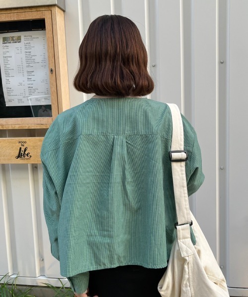 nemne store(ネンネストア)の「リボンシャツ(シャツ/ブラウス・レディース・ブラウン/ブルー/グリーン/アイボリー・フリー)」の22枚目の写真