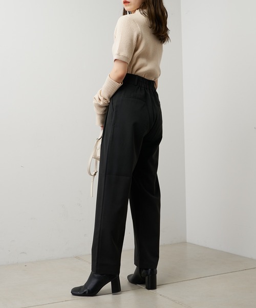 Chico（チコ）の「【2022AW】折り返しスラックスロングパンツ（スラックス・レディース・ブラック/グレー/ベージュ・FREE）」の20枚目の写真