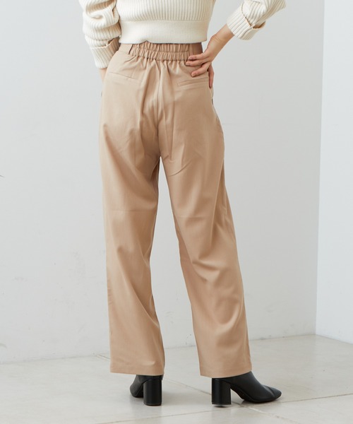 Chico（チコ）の「【2022AW】折り返しスラックスロングパンツ（スラックス・レディース・ブラック/グレー/ベージュ・FREE）」の18枚目の写真