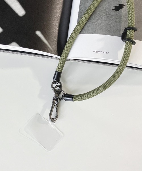 AS KNOW AS plus（アズノゥアズプラス）の「futo コードストラップ（スマホグッズ・レディース・ブラック/カーキ/ライトグリーン/ホワイト×ブラック/ブラック×ホワイト/ブルー/ブルー系その他/ホワイト×パープル/オレンジ系その他/ピンク系その他/グリーン系その他/コーラルピンク/パープル/ピンク・FREE）」の22枚目の写真