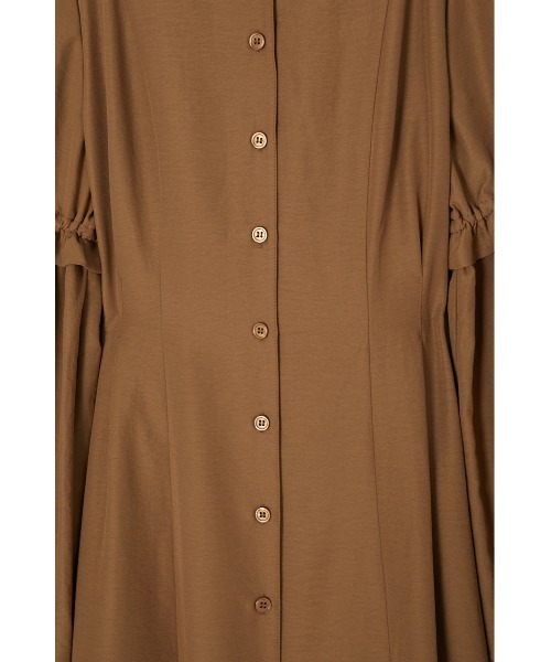 MOUSSY（マウジー）の「RIBBON SLEEVE ドレス（シャツワンピース・レディース・ベージュ/ブラック/ライトピンク・1/2）」の10枚目の写真