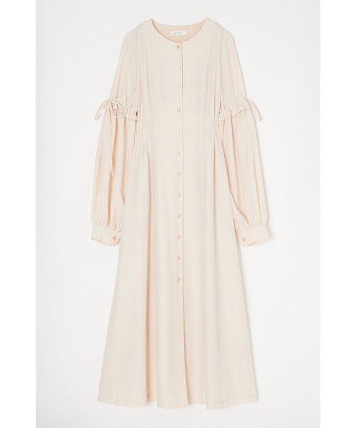 MOUSSY（マウジー）の「RIBBON SLEEVE ドレス（シャツワンピース・レディース・ベージュ/ブラック/ライトピンク・1/2）」の18枚目の写真