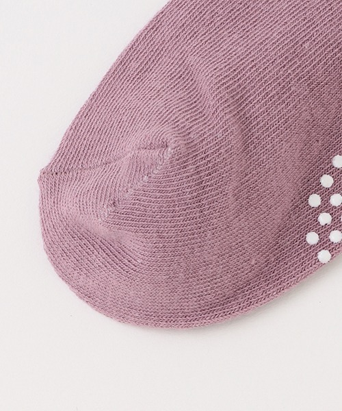 petit main（プティマイン）の「リボン/花柄2Pソックス（ソックス/靴下・キッズ・ブラック/オフホワイト/ラベンダー・SS/L/M/S）」の7枚目の写真