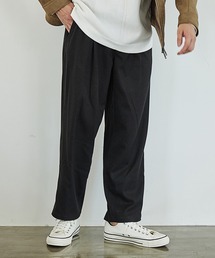 UNION STATION | T/Rストレッチツイルイージーワイドパンツ(スラックス)