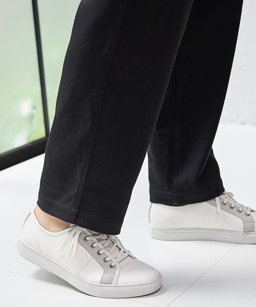 UNION STATION（ユニオンステーション）の「T/Rストレッチツイルイージーワイドパンツ（スラックス・メンズ・チャコールグレー/ブラック・S/M/L）」の22枚目の写真