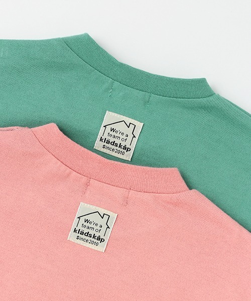 kladskap(クレードスコープ)の「ペンギン裾レイヤード風長袖Tシャツ(Tシャツ/カットソー・キッズ・モスグリーン/ピンク・100cm/90cm/110cm/80cm)」の10枚目の写真