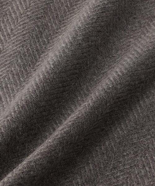 BEAUTY&YOUTH UNITED ARROWS（ビューティーアンドユースユナイテッドアローズ）の「ヘリンボーン ストール（ストール/ショール・メンズ・ライトブルー/ブラウン/ブラック・FREE）」の6枚目の写真