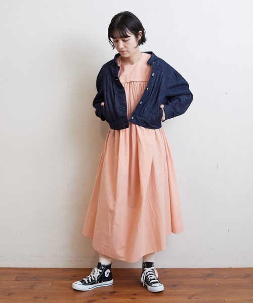 bulle de savon（ビュルデサボン）の「○10.5OZ しわ加工 LADY Gジャン 