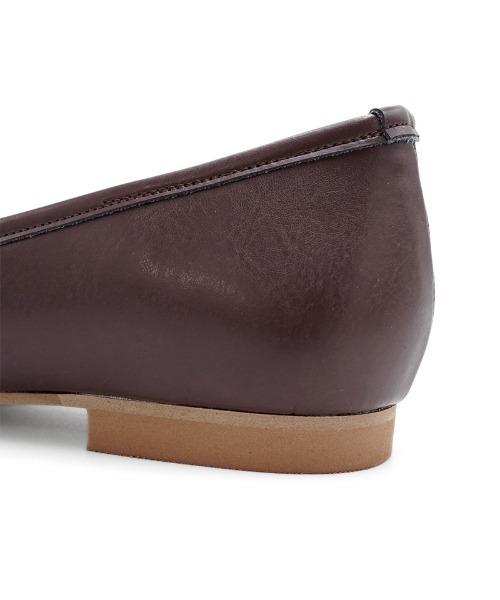 flower（フラワー）の「スクエアトゥバレエ（バレエシューズ・レディース・ベージュ/ブラウン・6/8/7/5）」の16枚目の写真