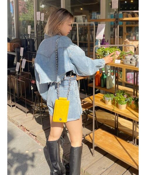 EVRIS（エヴリス）の「ウォレットミニショルダーBAG（ショルダーバッグ・レディース・ブラック/イエロー/ホワイト・FREE）」の14枚目の写真