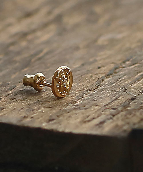amp japan(アンプジャパン)の「Peace Pierce-GOLD-(ピース ゴールド ピアス)(ピアス(片耳用)・メンズ・ゴールド・FREE)」の3枚目の写真