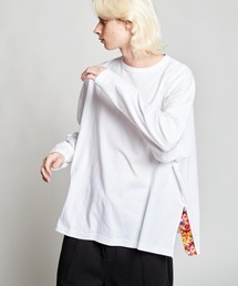 rehacer : Flower Slit Wide CS / フラワースリットワイドカットソー